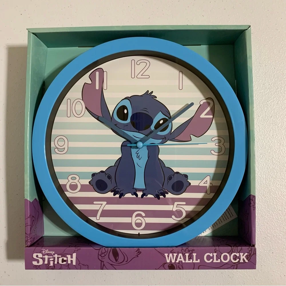 Disney Stitch Analog Wall Clock-NIB